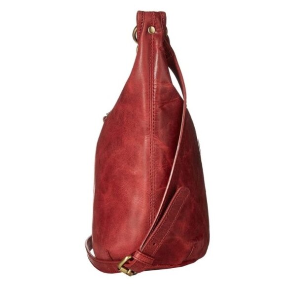 Born Plymouth Women's Distressed Bucket Hobo - Picture 3 of 3